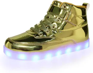 Unisex LED Shoes Light Up Shoes High Top Sneakers for Women Men