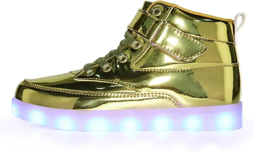 Unisex LED Shoes Light Up Shoes High Top Sneakers for Women Men
