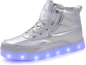 Unisex LED Shoes Light Up Shoes High Top Sneakers for Women Men