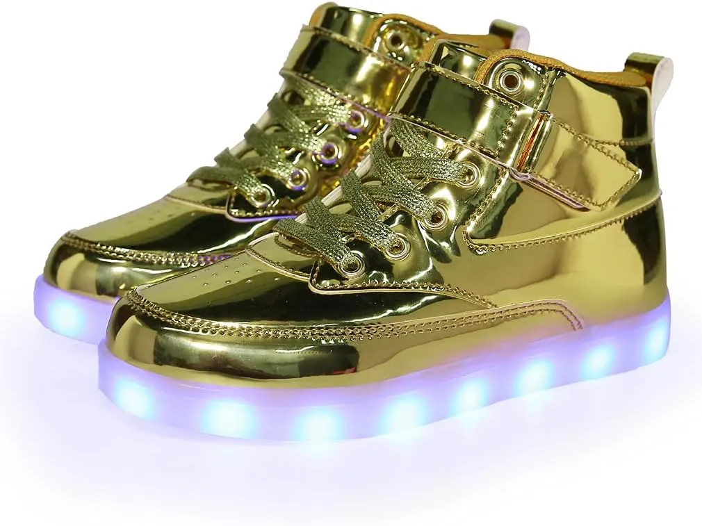 Unisex LED Shoes Light Up Shoes High Top Sneakers for Women Men
