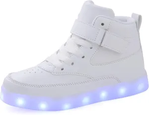 Unisex LED Shoes Light Up Shoes High Top Sneakers for Women Men