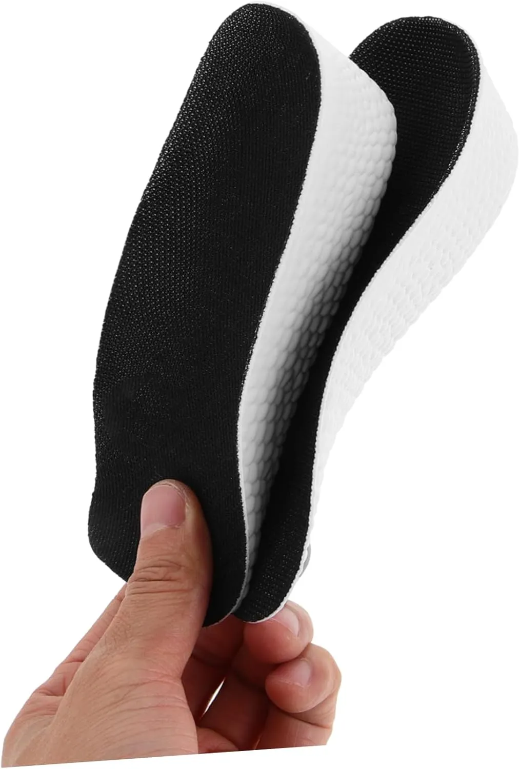 VALICLUD 1 Pair Invisible Height Increase Insoles for Men Women Heel Lift Inserts Cushioned Back of Heel Support Comfortable Shoe Cushions for Running Dress Boots Sneakers