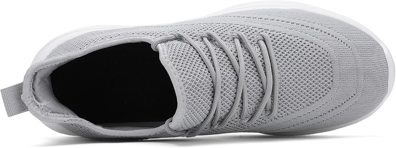 VAMJAM Men's Running Shoes Slip On Walking Shoes Non Slip Lightweight Workout Breathable Gym Sneakers Fashion Mesh Sneakers