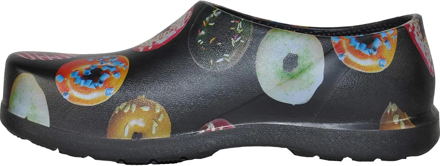 VANGELO Professional Slip Resistant Clog Waterproof Men Work Nurse Shoe Chef Shoe Carlisle Black Lime White Multicolor
