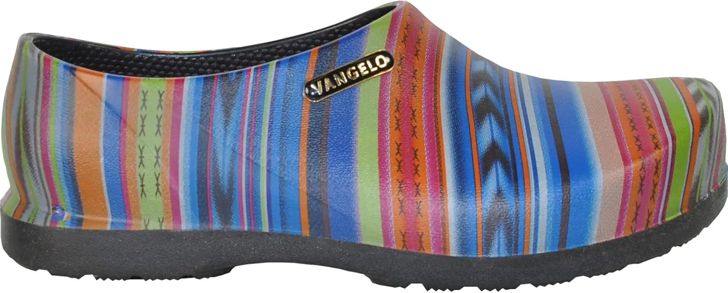 VANGELO Professional Slip Resistant Clog Waterproof Women Work Nurse Shoe Chef Shoe Carlisle Black Lime White Multicolor