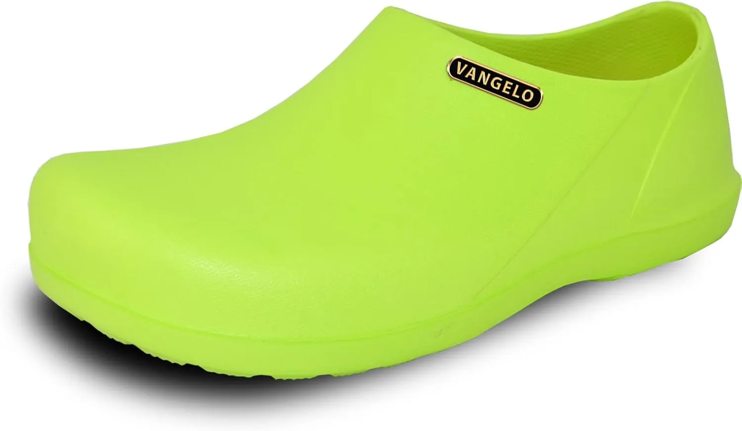 VANGELO Professional Slip Resistant Clog Waterproof Women Work Nurse Shoe Chef Shoe Carlisle Black Lime White Multicolor