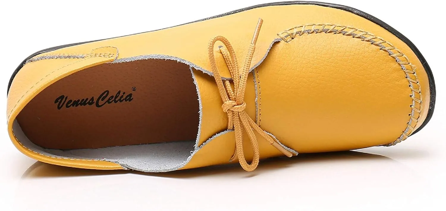 VenusCelia Women's Breathable Comfort Walking Office Flat Loafer