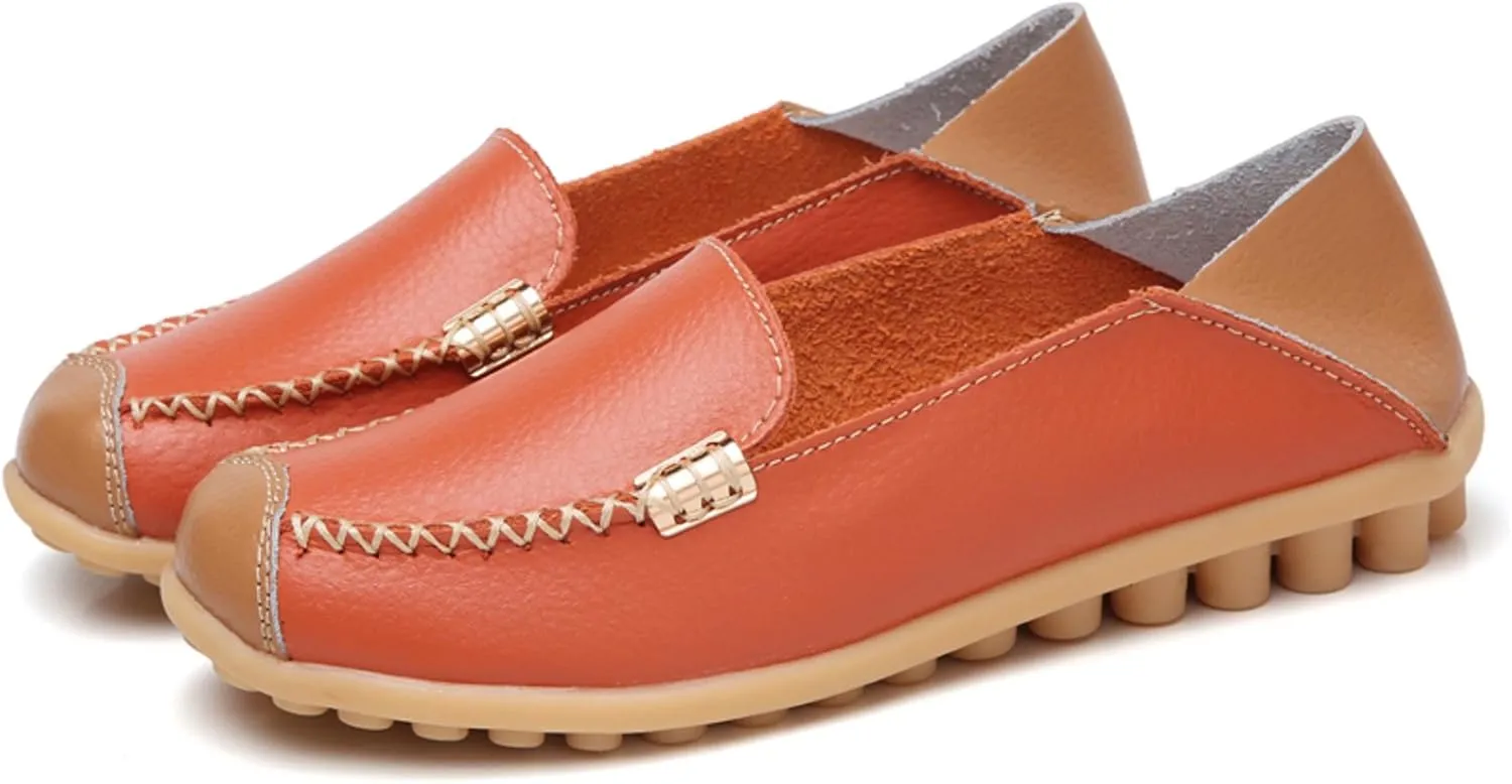 VenusCelia Women's Comfort Walking on Clouds Flat Loafer