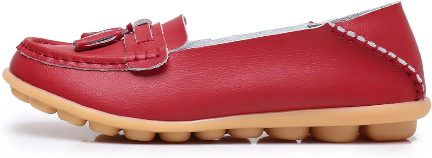 VenusCelia Women's Lantern Comfort Walking Flat Loafer