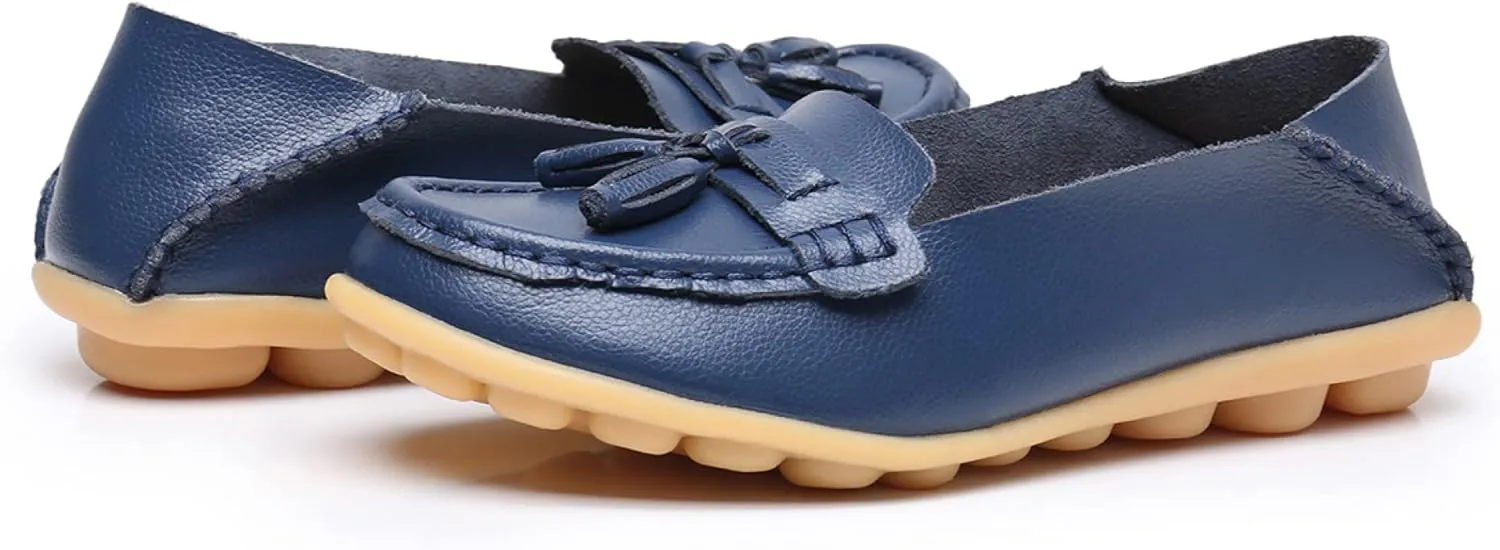 VenusCelia Women's Lantern Comfort Walking Flat Loafer