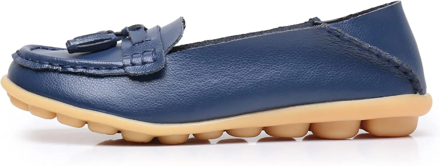 VenusCelia Women's Lantern Comfort Walking Flat Loafer