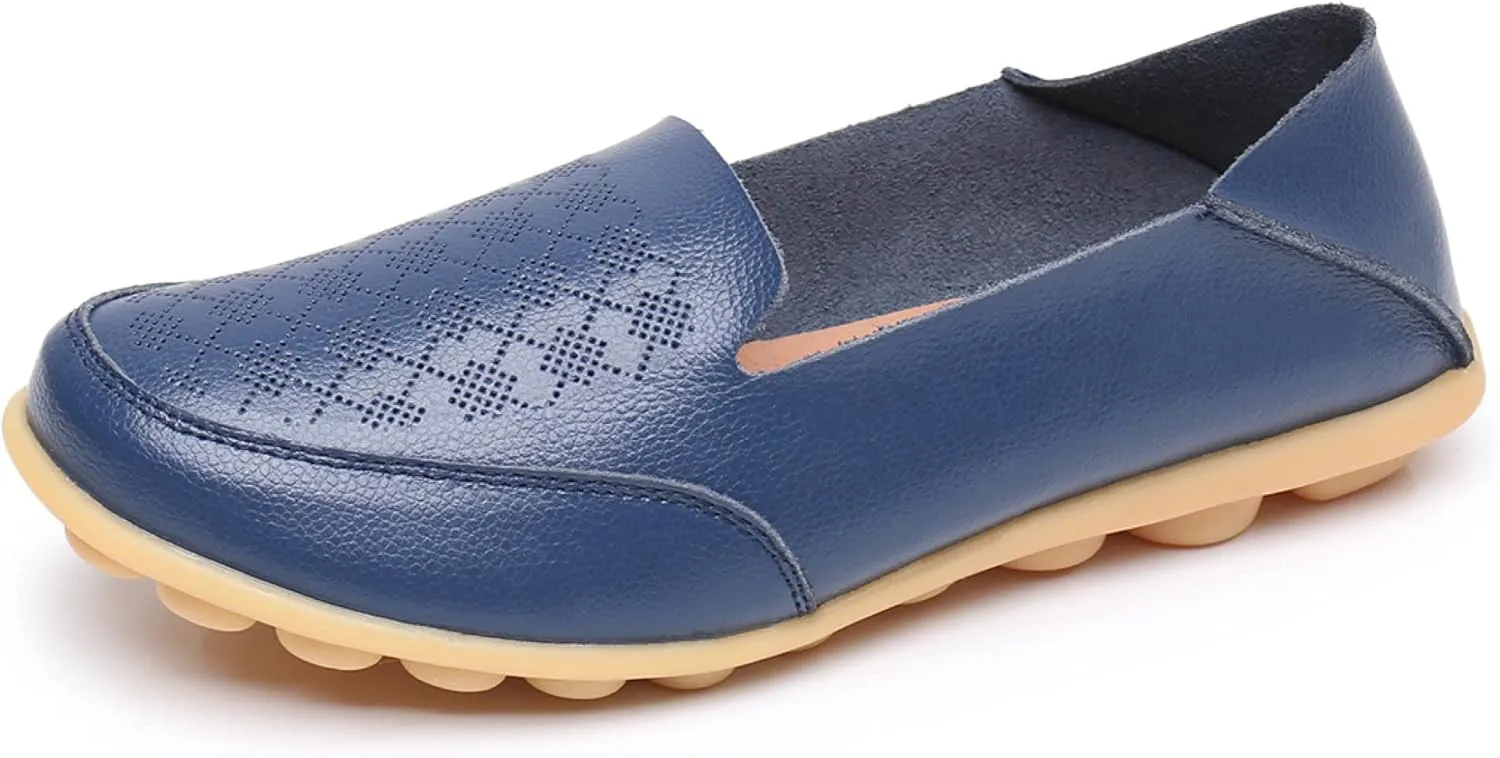 VenusCelia Women's Thawed Comfort Walking Flat Loafer