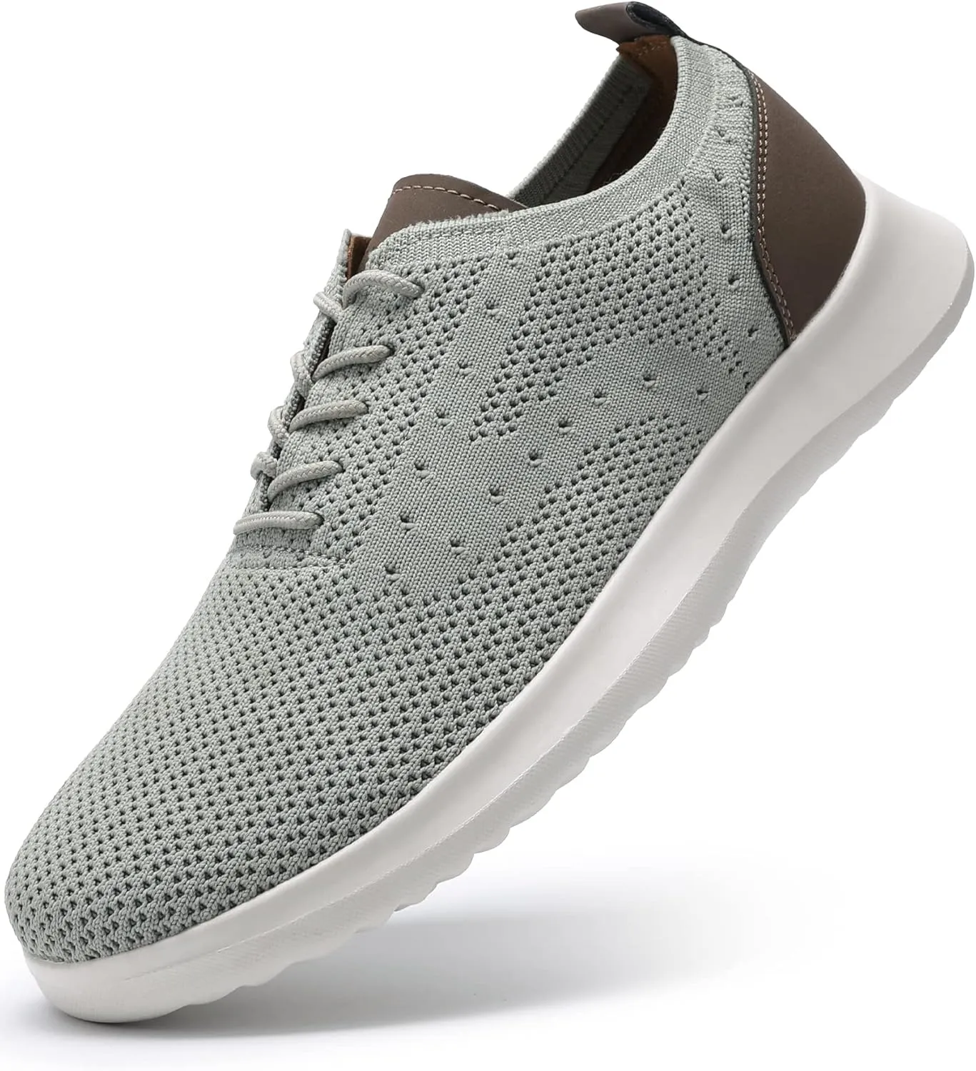 VILOCY Men's Casual Dress Oxfords Shoes Knit Lightweight Breathable Fashion Sneaker