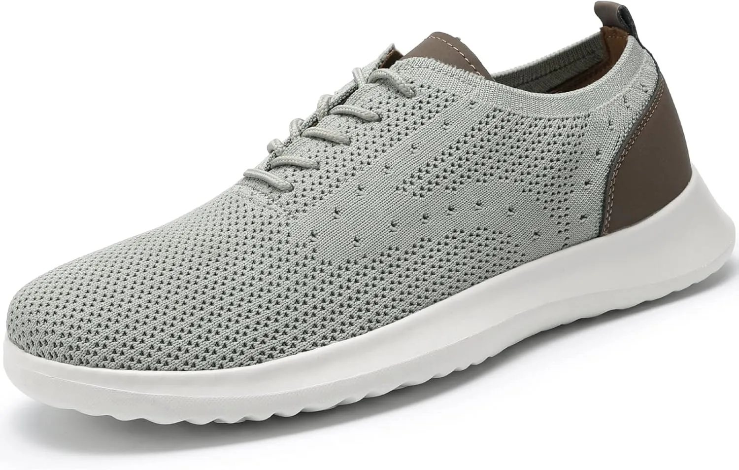 VILOCY Men's Casual Dress Oxfords Shoes Knit Lightweight Breathable Fashion Sneaker