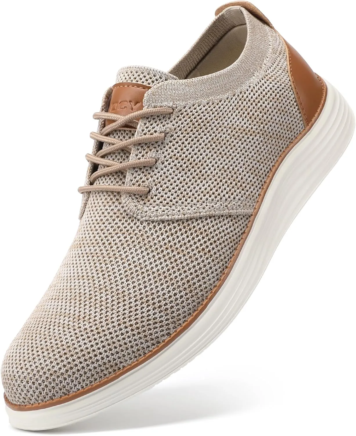 VILOCY Men's Fashion Dress Sneakers Casual Walking Shoes Business Oxfords Comfortable Breathable Lightweight Tennis