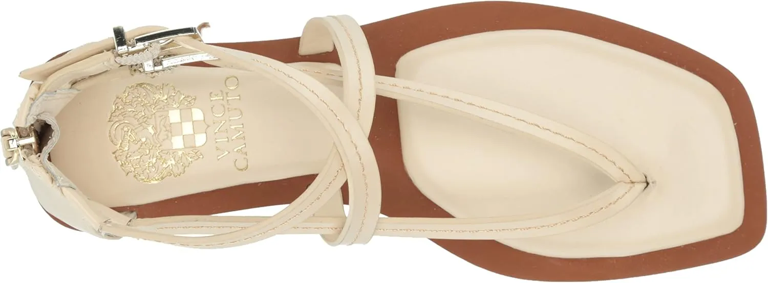 Vince Camuto Women's Brenndie Buckle Sandal Flat