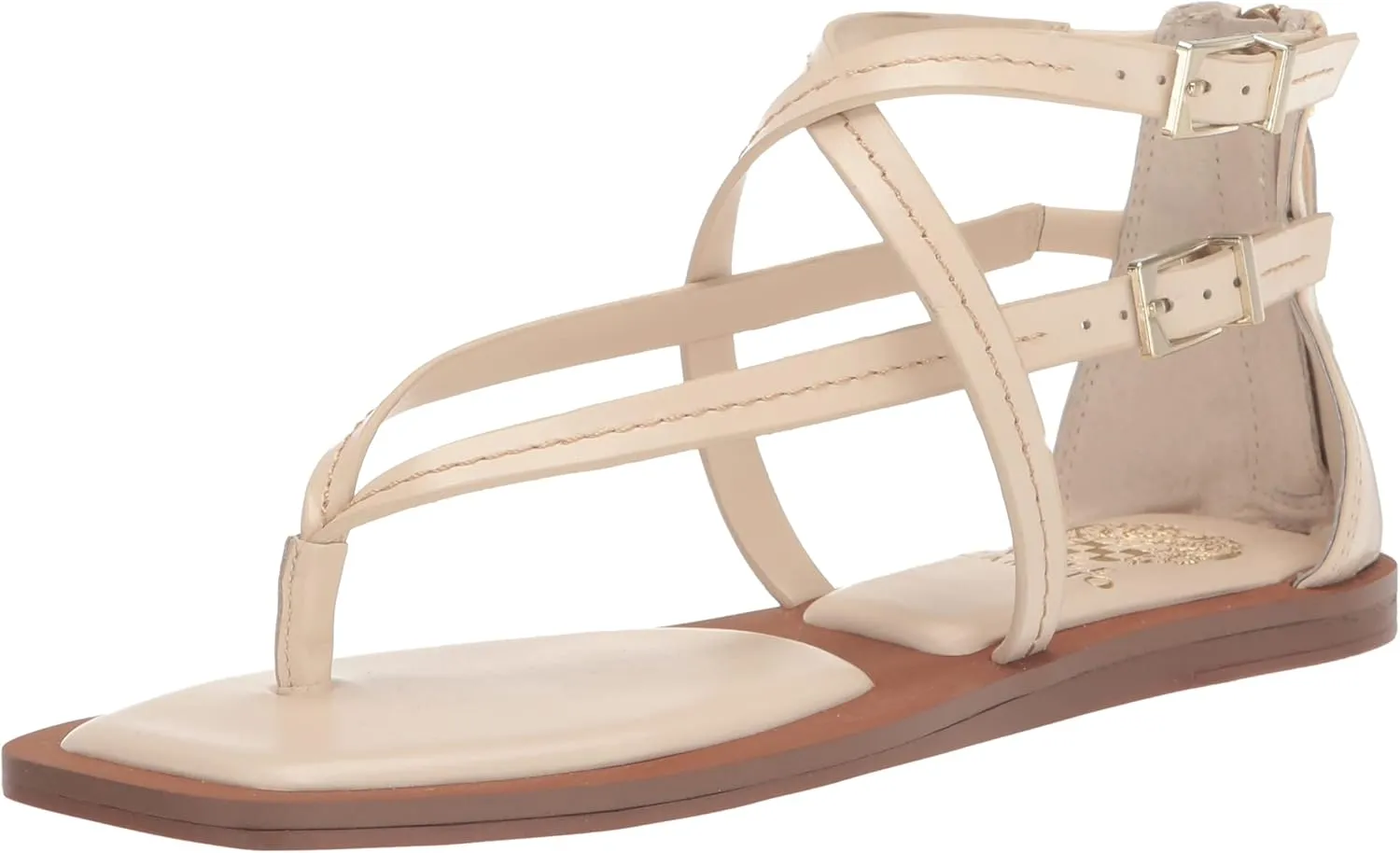 Vince Camuto Women's Brenndie Buckle Sandal Flat