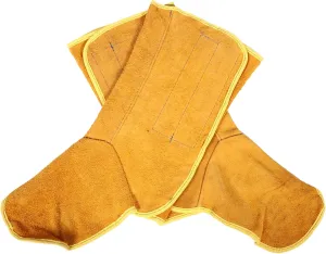 VOSAREA 1 Pair Welding Foot Protector Cowhide Welding Foot Protective Cover Orange Welding Foot Cover Foot Protective Cover