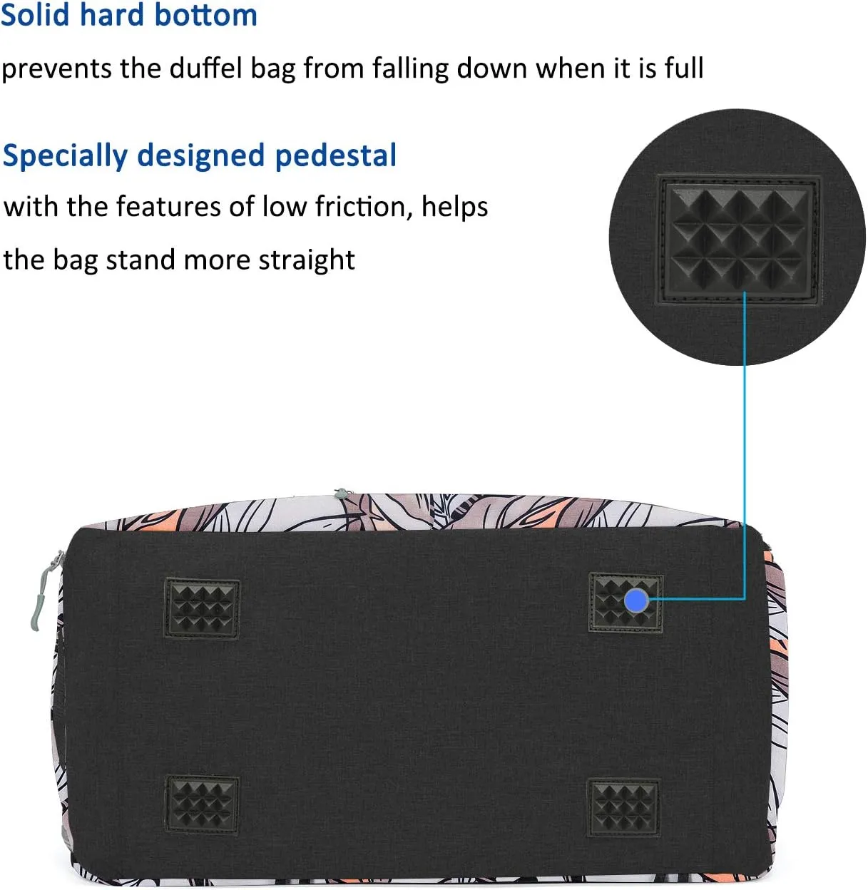 Water Resistant Sports Gym Travel Weekender Duffel Bag with Shoe Compartment