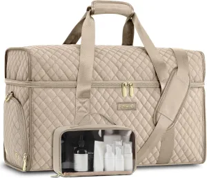 Weekender Travel Duffle Bag for Women: Overnight Bags with Shoe Compartment Carry on Bags for Airplanes with Toiletry Bag Weekend Yoga Gym Bag with Wet Pocket
