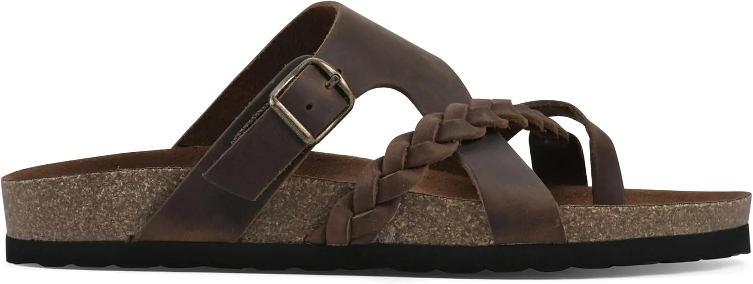 WHITE MOUNTAIN Handpick Flat Sandal
