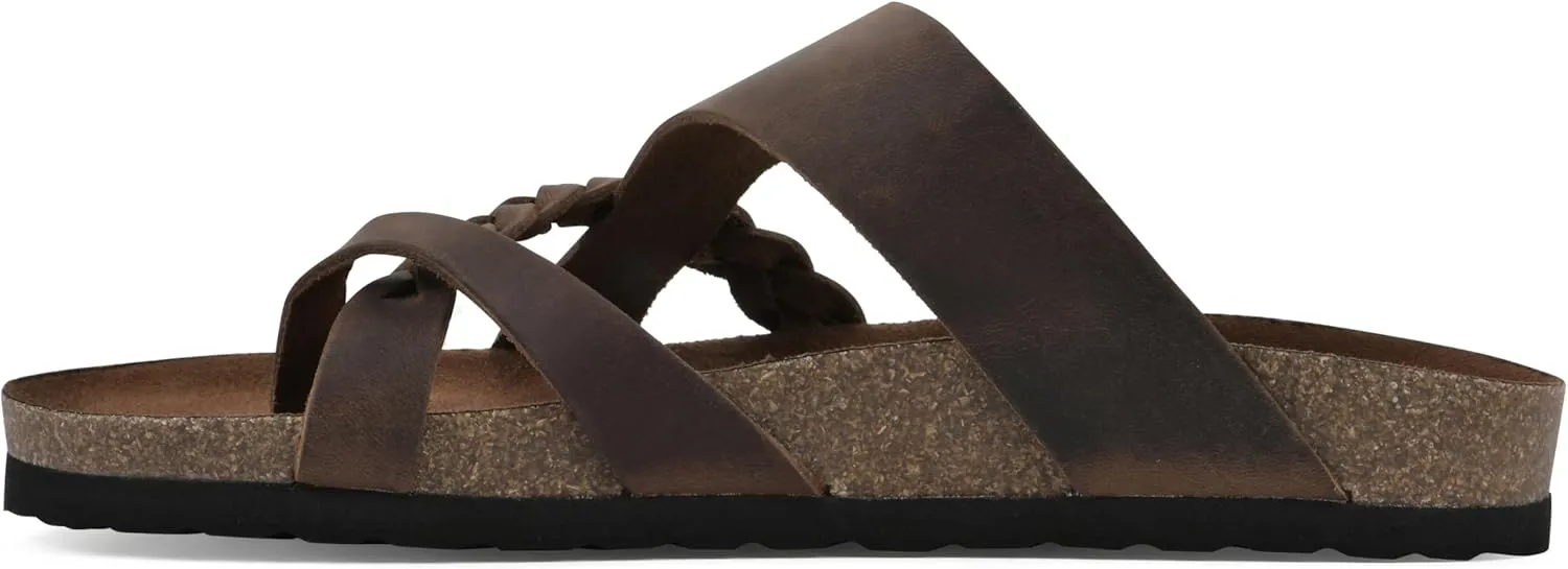 WHITE MOUNTAIN Handpick Flat Sandal