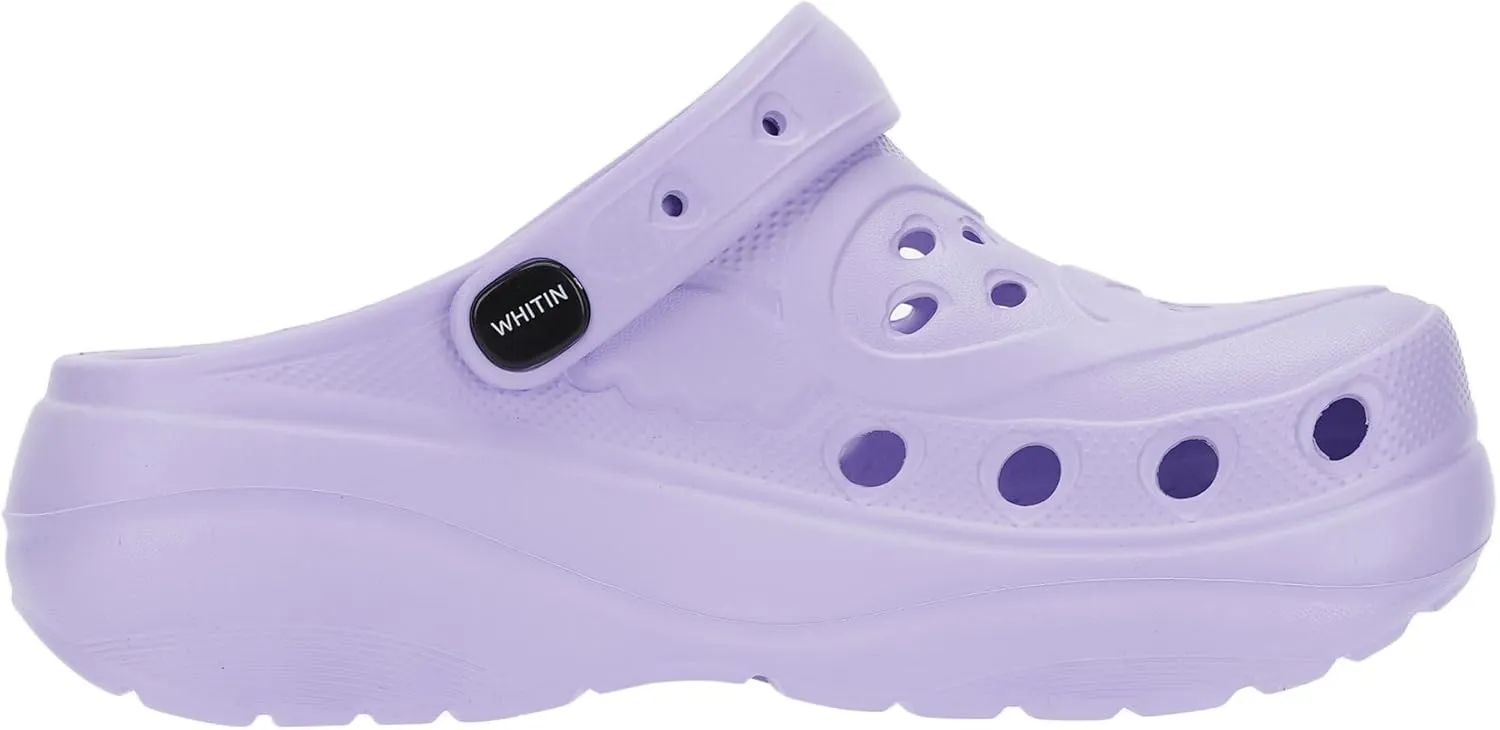 WHITIN Clogs for Women | Thick Sole Cushioned Garden Shoes