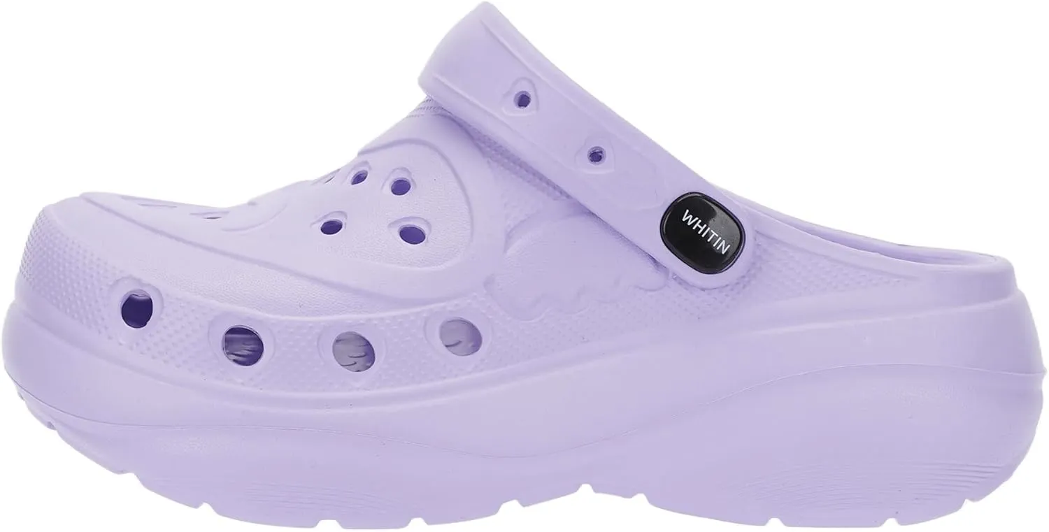 WHITIN Clogs for Women | Thick Sole Cushioned Garden Shoes