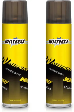 WILTEEXS Shoe Protector Spray,11.84 Fl.Oz, Water Repellent for Leather, Suede, Sneakers and Boots