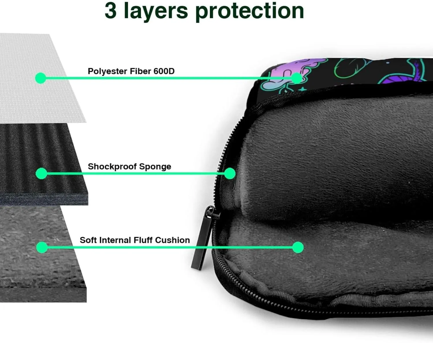 Witchcraft Cat Stars Laptop Bag Classic Slim Briefcase Messenger Bag, Spacious, Ergonomic