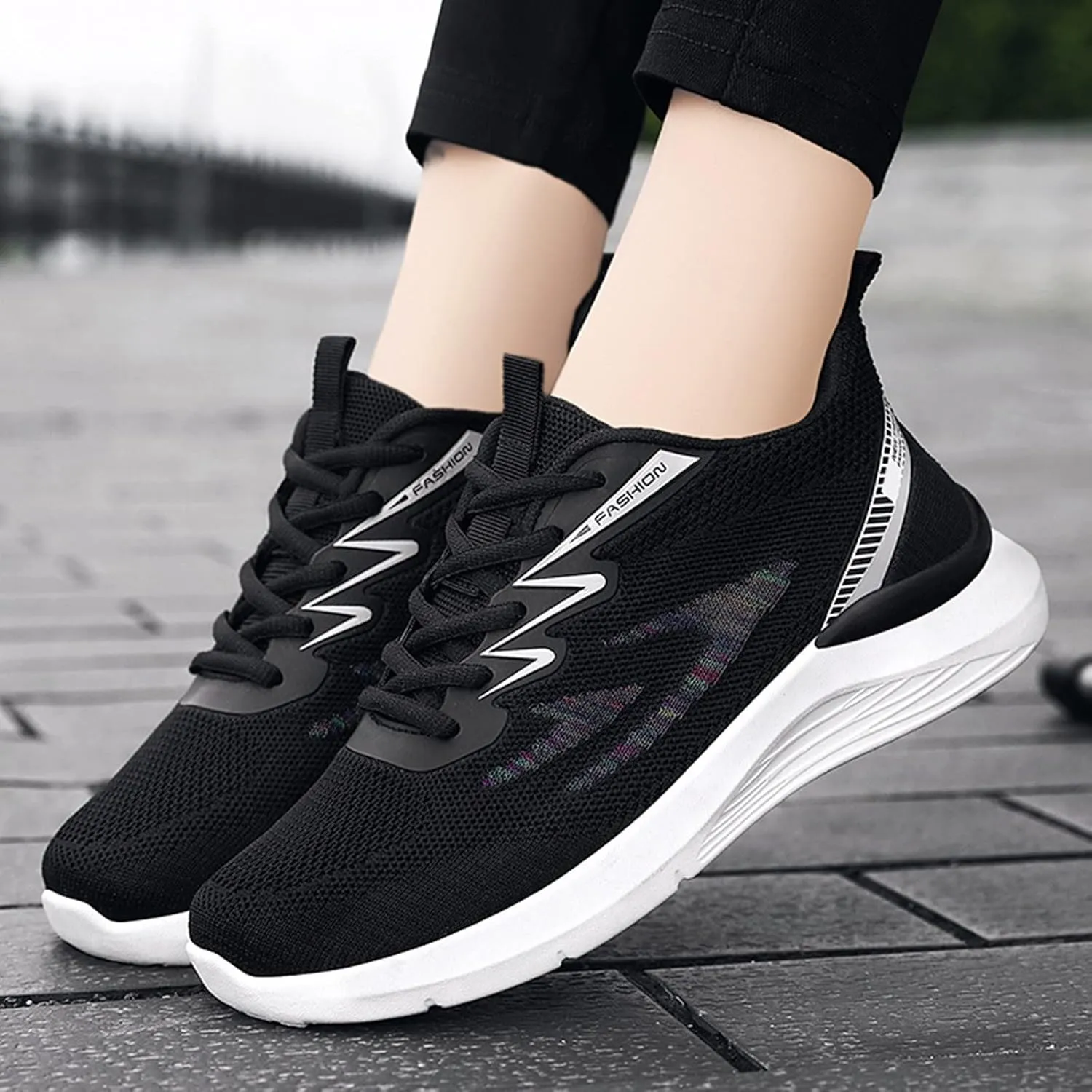 Women Comfortable Slip On Loafers Casual Walking Shoes Lightweight Canvas Sneakers Non Slip Flat Flats