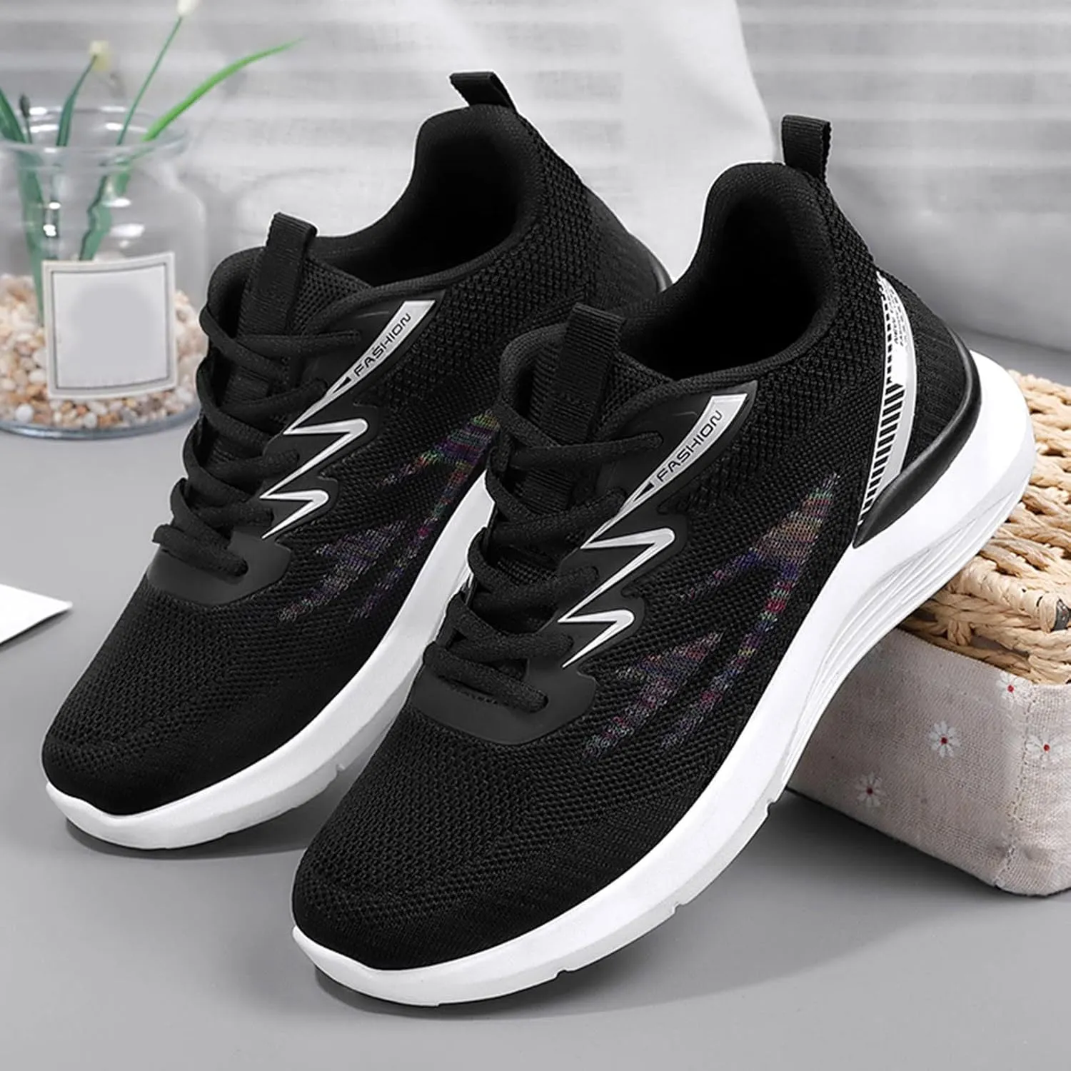 Women Comfortable Slip On Loafers Casual Walking Shoes Lightweight Canvas Sneakers Non Slip Flat Flats