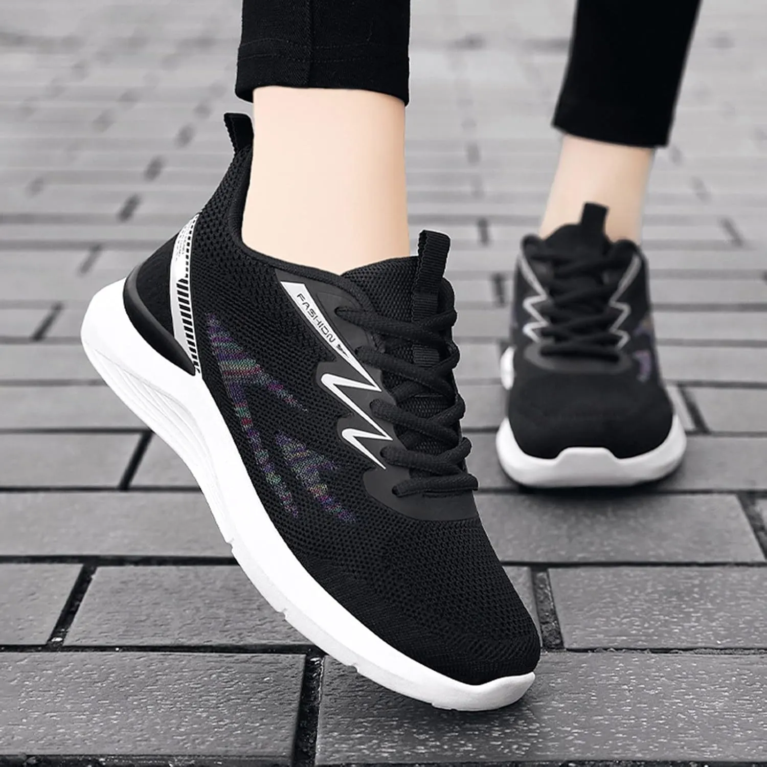 Women Comfortable Slip On Loafers Casual Walking Shoes Lightweight Canvas Sneakers Non Slip Flat Flats