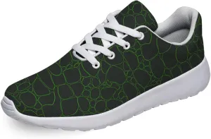 Women Men Crocodile Skin Shoes Personalited 3D Print Running Shoes Athletic Tennis Sneakers