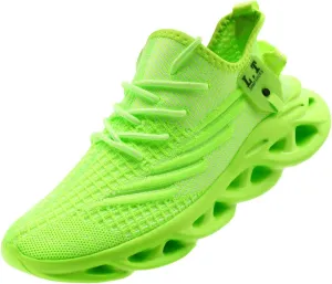 Women Running Shoes Slip On Sneakers Breathable Non-Slip Cushioned Sports Shoes for All-Day Comfort Walking Fitness Jogging with Lightweight EVA Elastic Sole