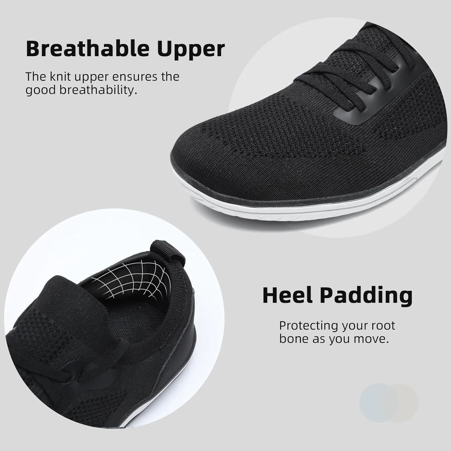 Womens Casual Fashion Barefoot Shoes | Wide Toe | Minimalist | Zero Drop | Lightweight Breathable Walking Shoes