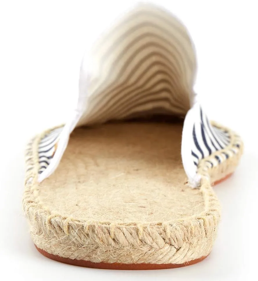 Women's Comfortable Open Toe Espadrille Slide Sandals