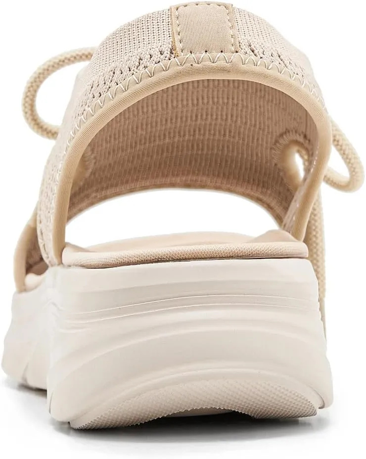 Women's Comfortable Walking Sandal Lightweight Cushioned Hiking Sandals Platform Shoes for Women Slingback Woven With Straps Sandals