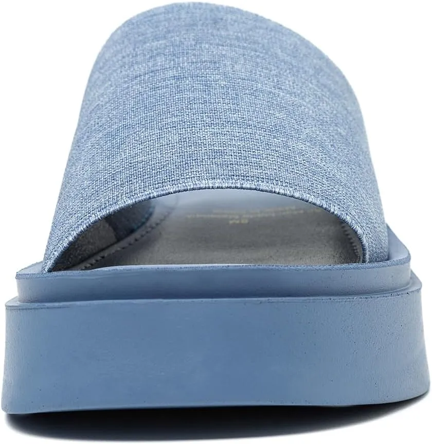 Women's knit platform sandal with Memory Foam