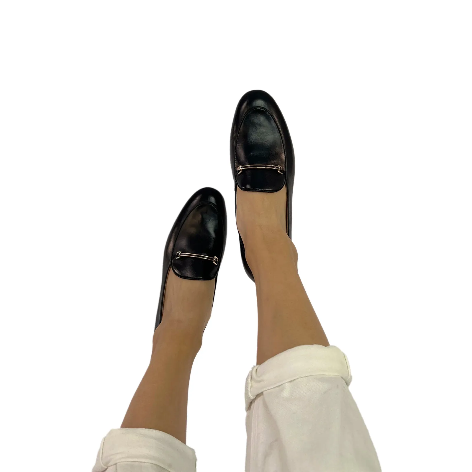 Women's Leather Loafer Shoes Casual Flat Shoes for Women Ladies