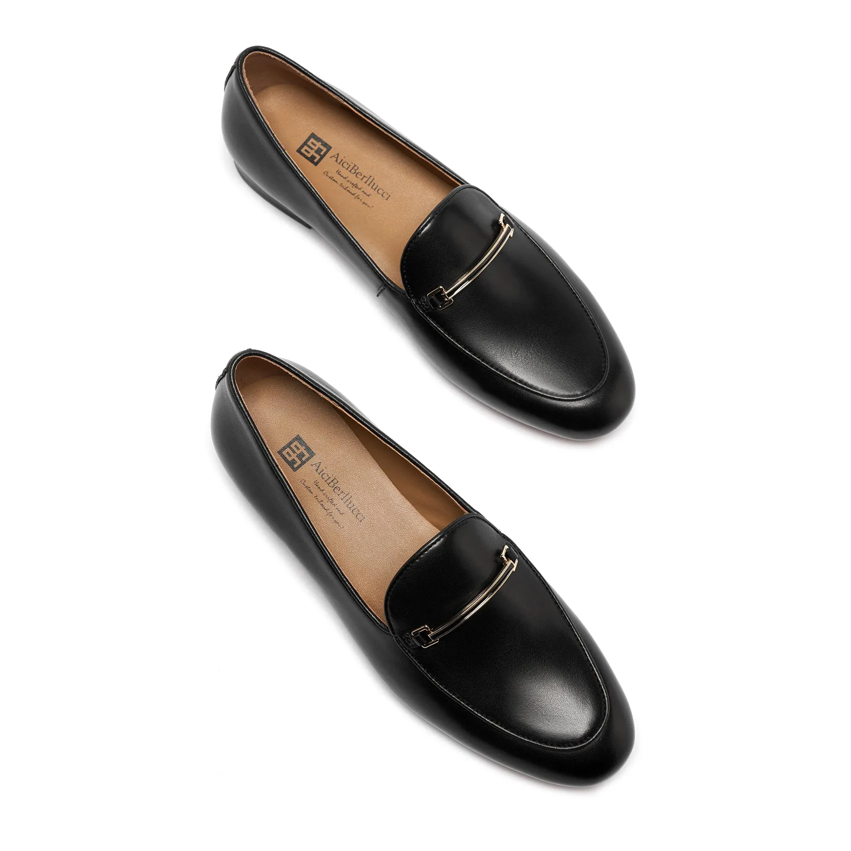 Women's Leather Loafer Shoes Casual Flat Shoes for Women Ladies
