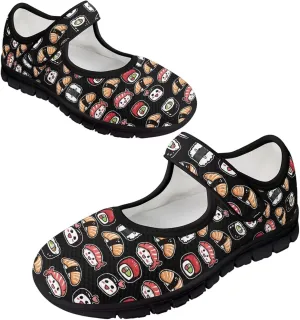Women's Mary Jane Sneaker Shoes Lightweight Casual School Uniform Shoes Breathable