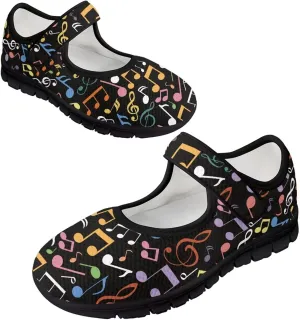 Women's Mary Jane Sneaker Shoes Lightweight Casual School Uniform Shoes Breathable