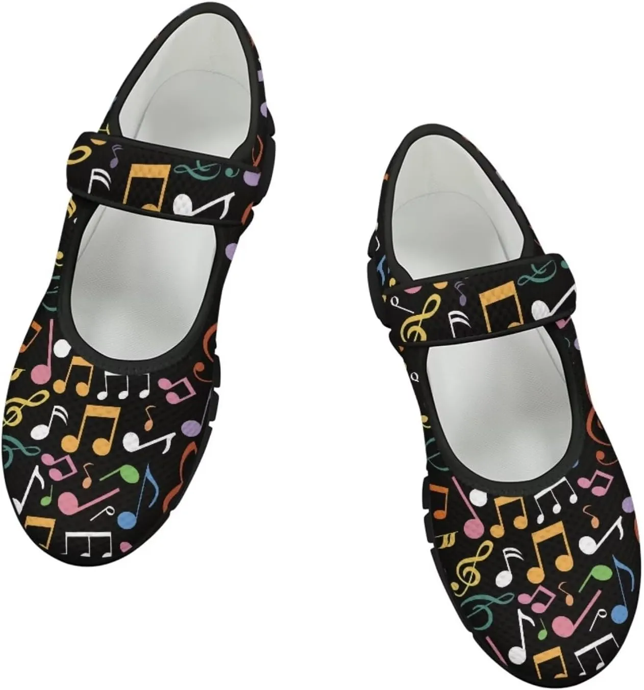 Women's Mary Jane Sneaker Shoes Lightweight Casual School Uniform Shoes Breathable