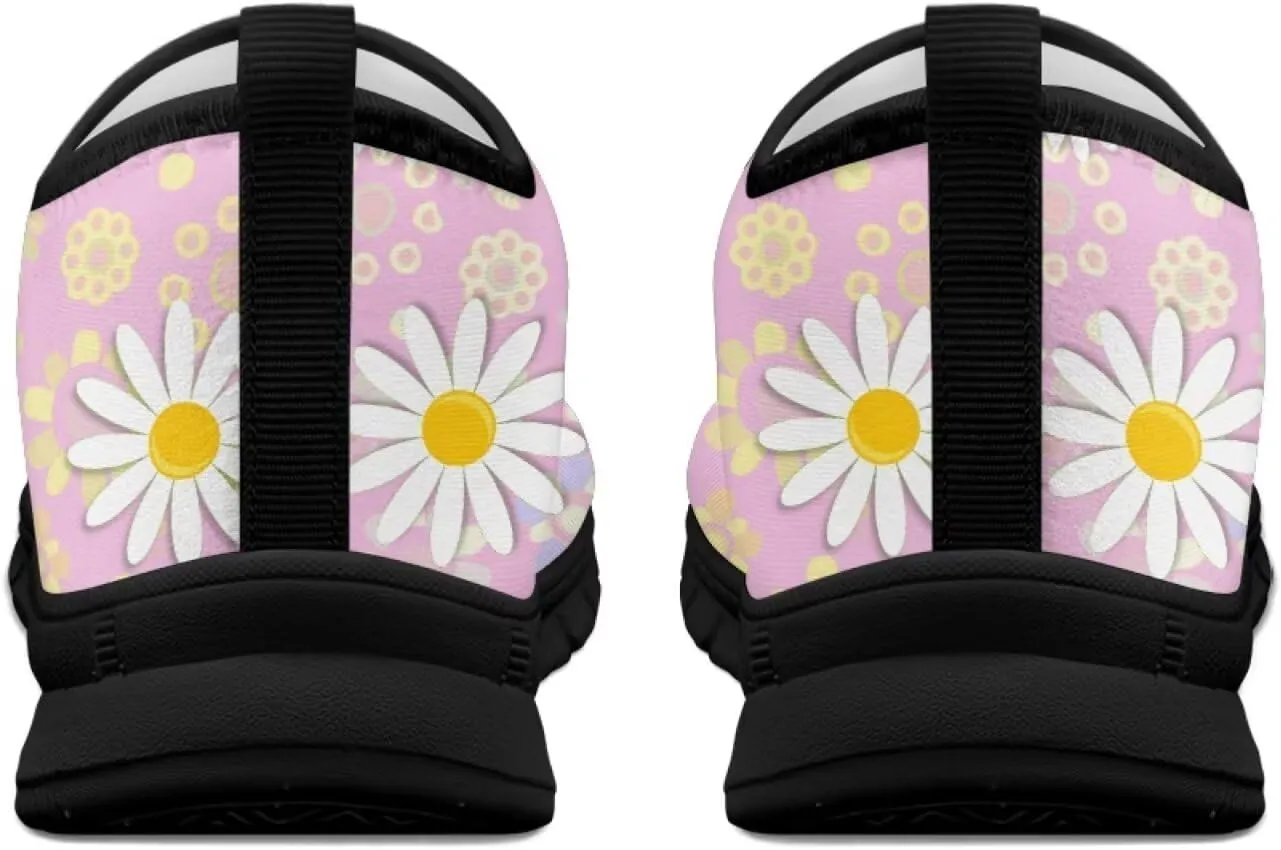 Women's Slip on Sneakers Casual Shoes Loafers Non Slip Breathable Comfortable Walking Sneakers Gifts for Women Girls Black Sole Size 5.5-11.5