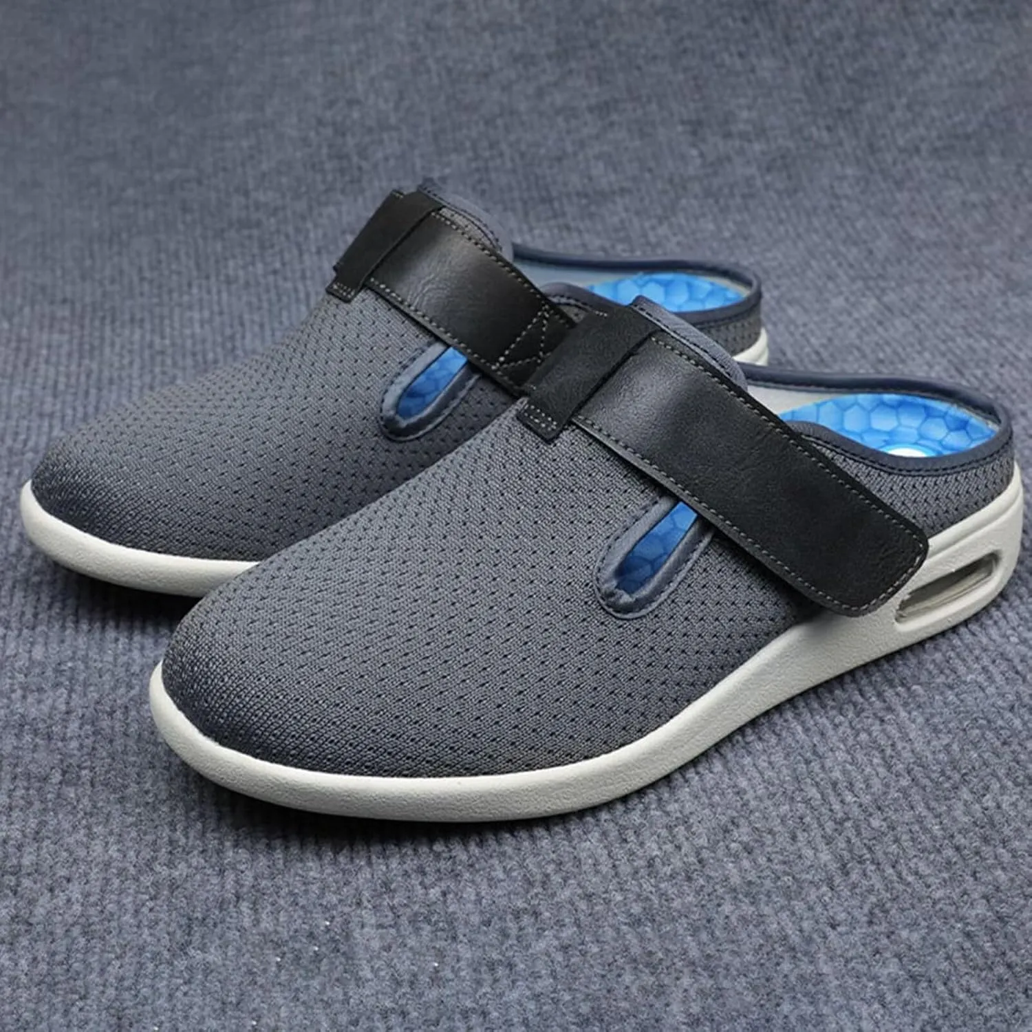 Women's Slippers Wide Diabetic Shoes Height-Boosting Fashion Sneakers Orthotic Loafers for Plantar Fasciitis Comfort Arch Support Loafers for Outdoor Indoor