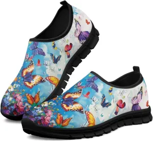 Women's Sneaker Casual Low Top Hiking Sneaker Outdoor Lightweight Breathable Slip On Soft Holiday Shoes for Womens