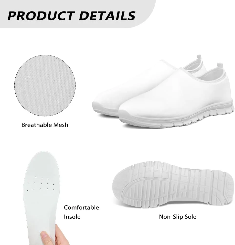 Women's Space Sneaker Casual Low Top Hiking Sneaker Breathable Slip On Flat Outdoor Soft Athletic Shoes for Womens
