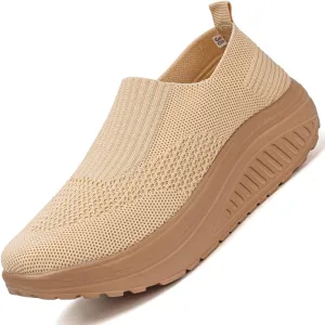 Women's Walking & Jogging Shoes - Light Mesh, Non Slip, Breathable Casual Slip-On Shoes