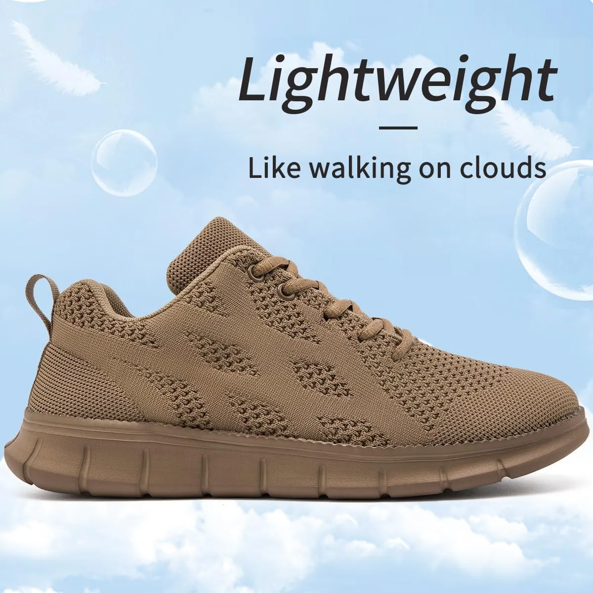WYGRQBN Mens Walking Shoes Lightweight Breathable Slip On Running Shoes Gym Workout Tennis Fashion Sneakers